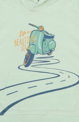 هودی یکرو لایکرا اسلپ آستین کوتاه