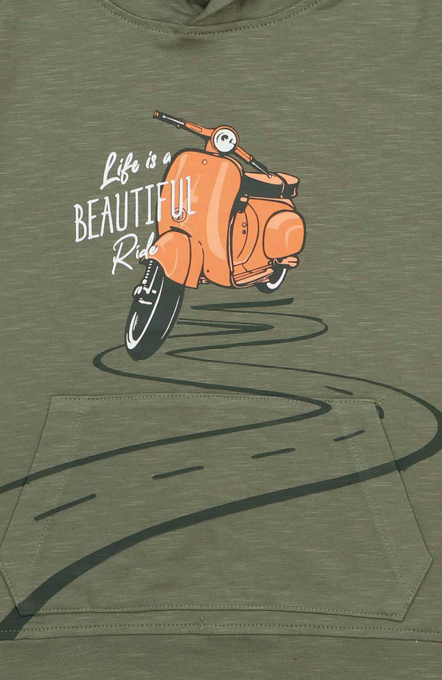 هودی یکرو لایکرا اسلپ آستین کوتاه