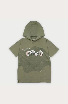 هودی یکرو لایکرا اسلپ آستین کوتاه