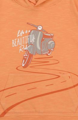 هودی یکرو لایکرا اسلپ آستین کوتاه