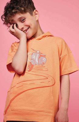 هودی یکرو لایکرا اسلپ آستین کوتاه