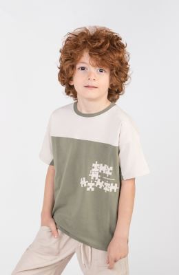 تیشرت یکرو لایکرا برش دار (ست با 11188)