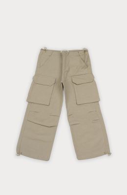 شلوار لینن پیلی دار