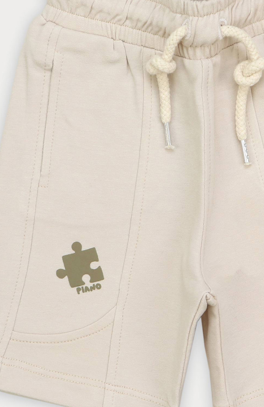 شلوارک دورس دو نخ برش دار (ست با کد 11187)