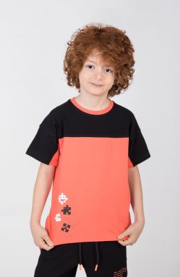 تیشرت یکرو لایکرا برش دار (ست با کد 11186)