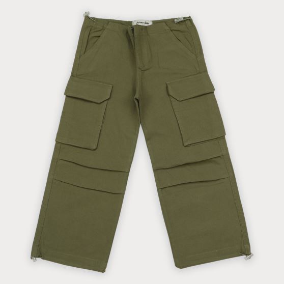 شلوار لینن پیلی دار