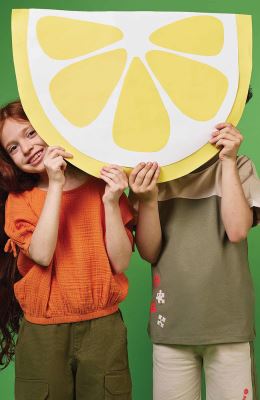 شلوار لینن پیلی دار