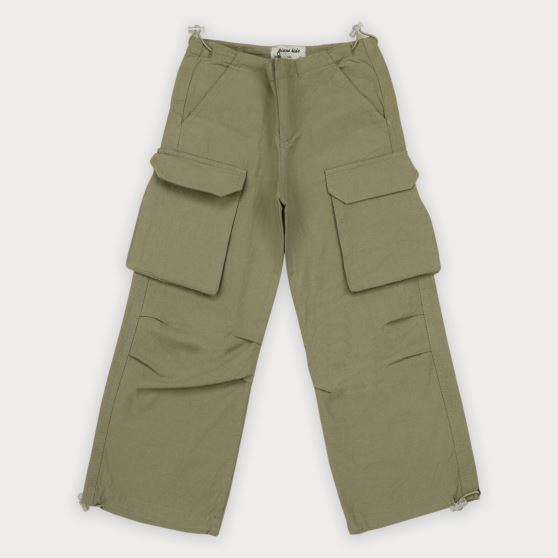 شلوار لینن پیلی دار