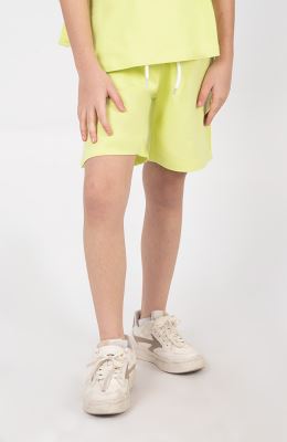 شلوارک یکرو لایکرا چاک دار (ست با کد 10375)