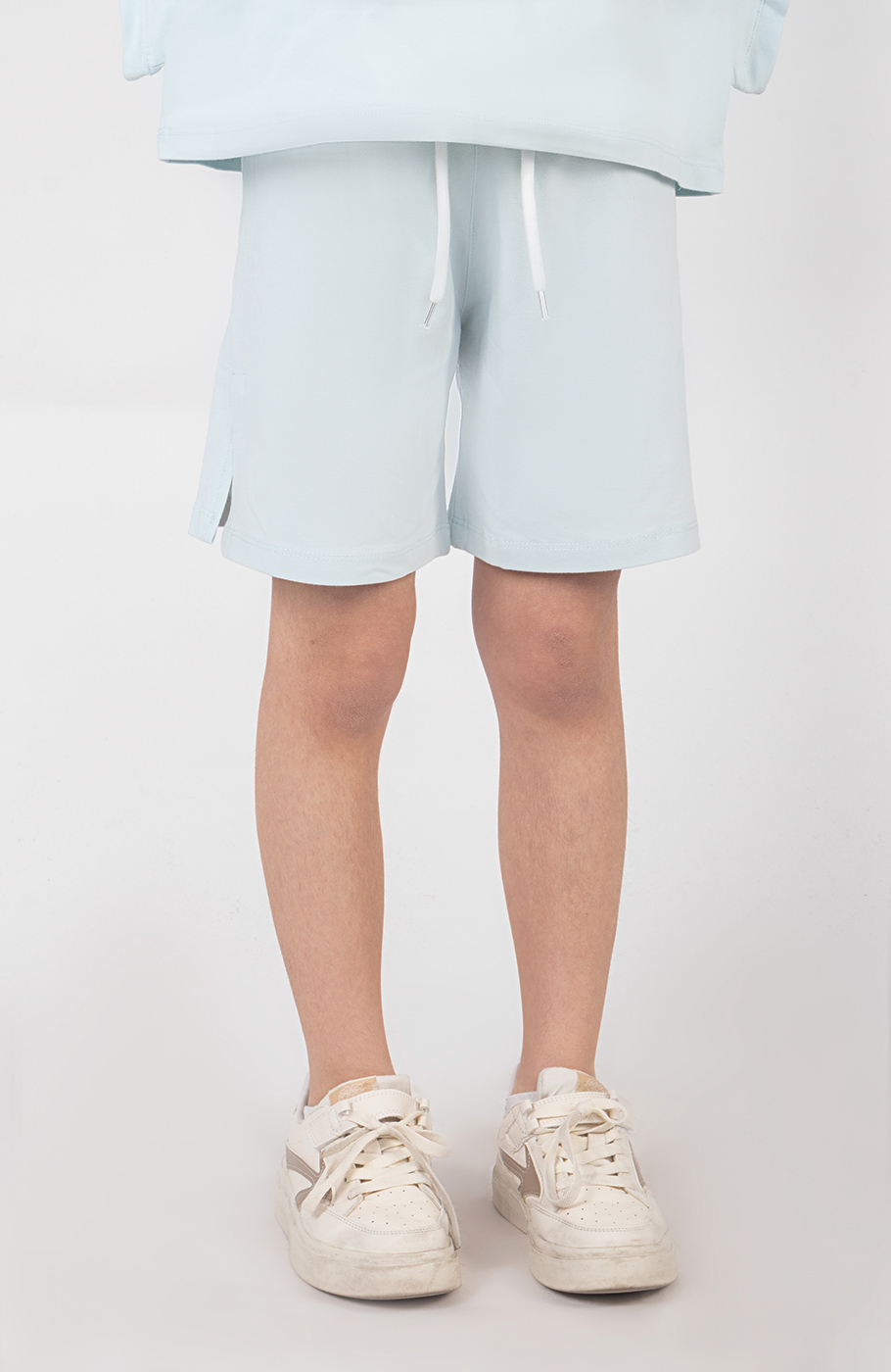 شلوارک یکرو لایکرا چاک دار (ست با کد 10375)