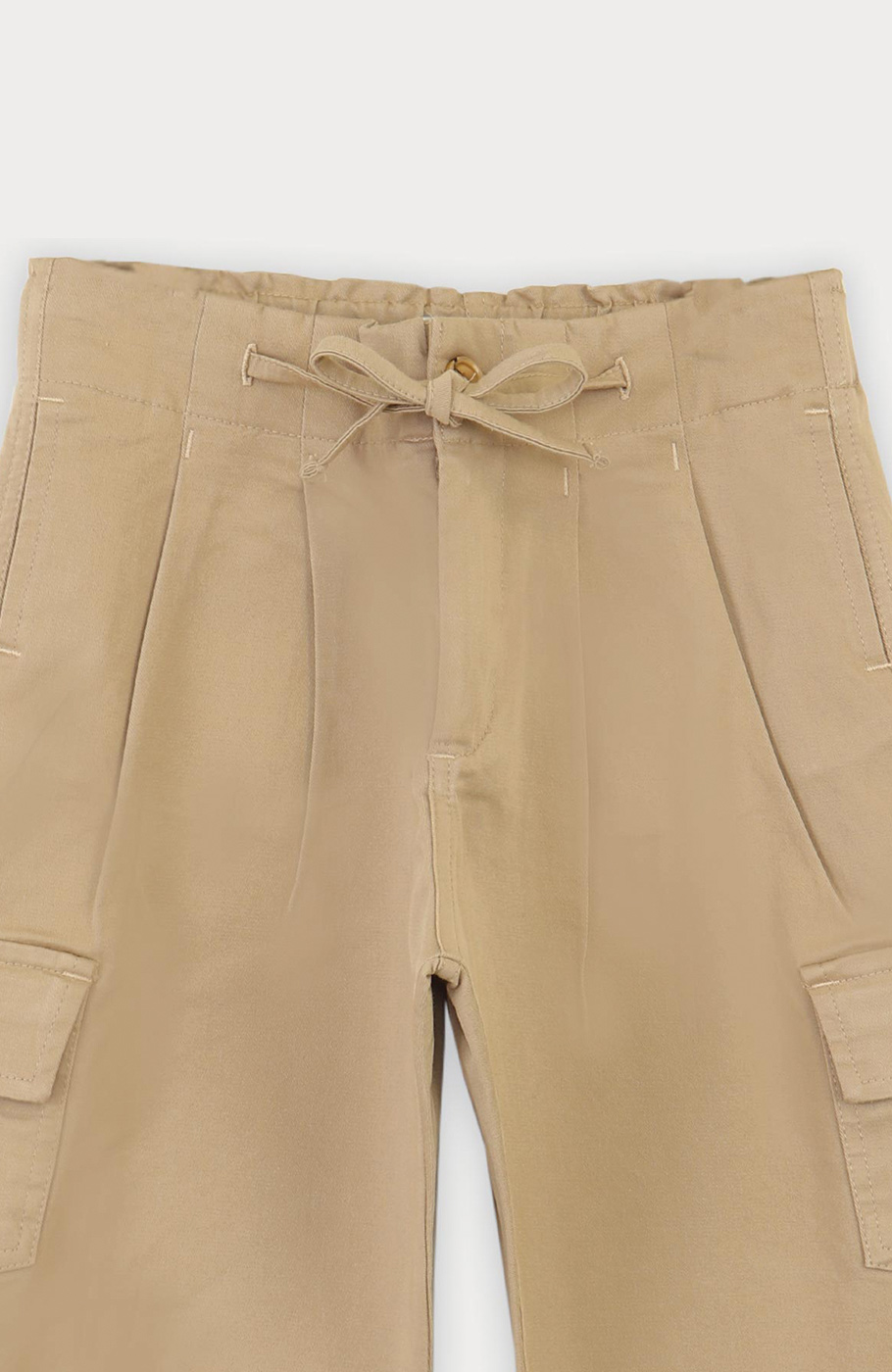 شلوار کتان پیلی دار