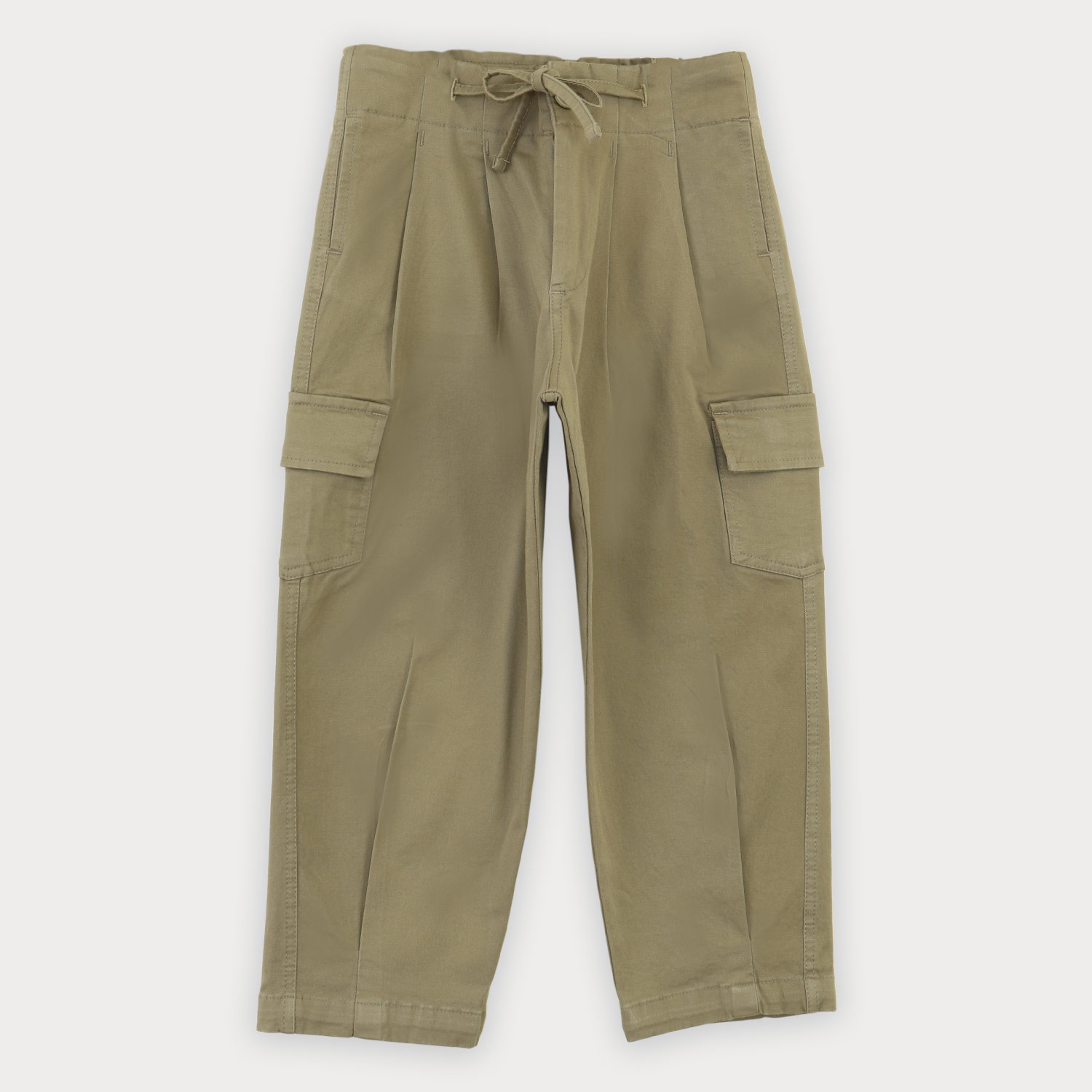 شلوار کتان پیلی دار