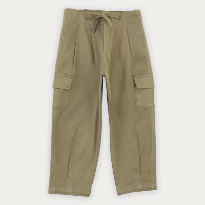 شلوار کتان پیلی دار