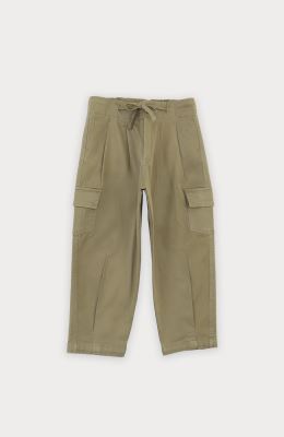 شلوار کتان پیلی دار