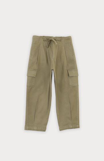 شلوار کتان پیلی دار