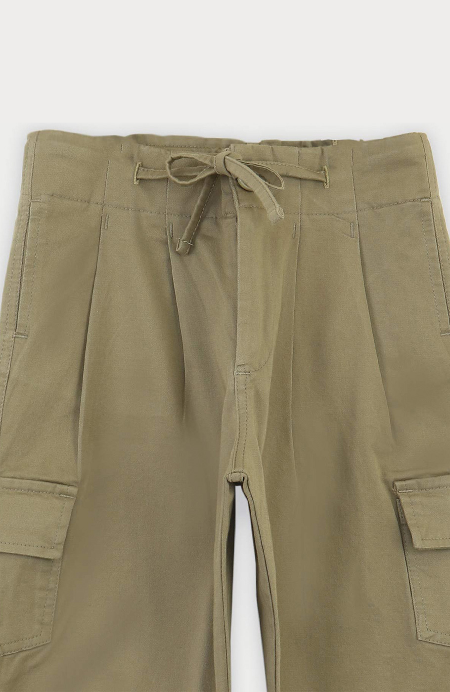 شلوار کتان پیلی دار