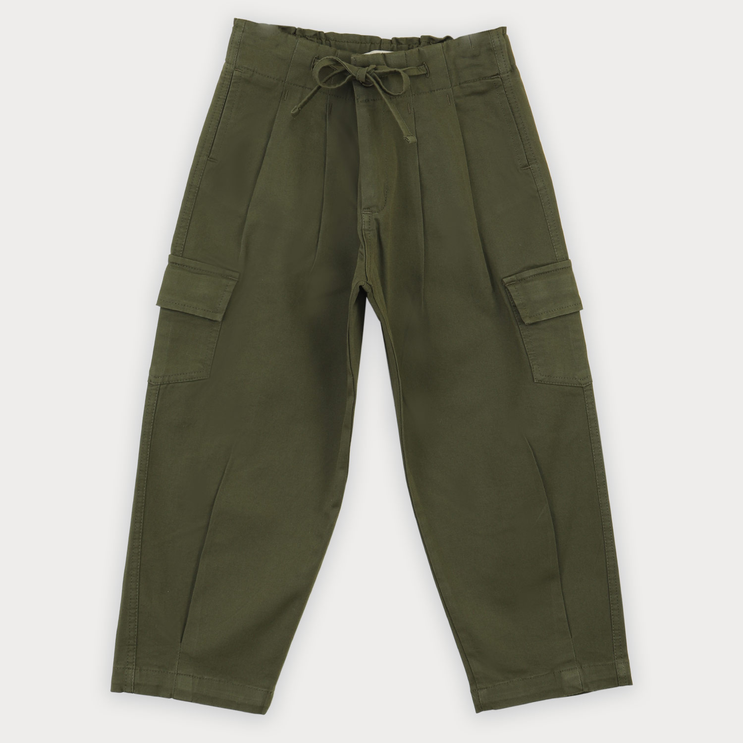 شلوار کتان پیلی دار