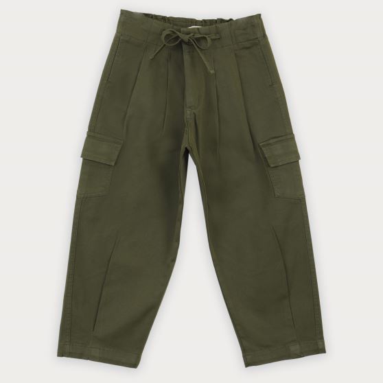 شلوار کتان پیلی دار