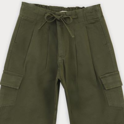 شلوار کتان پیلی دار