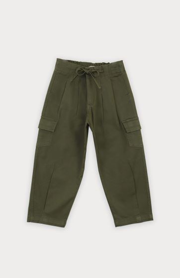 شلوار کتان پیلی دار