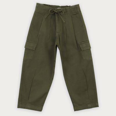 شلوار کتان پیلی دار