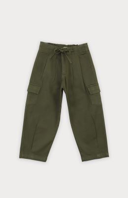 شلوار کتان پیلی دار