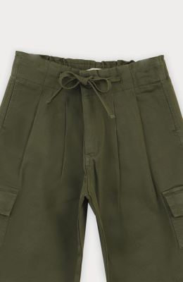 شلوار کتان پیلی دار