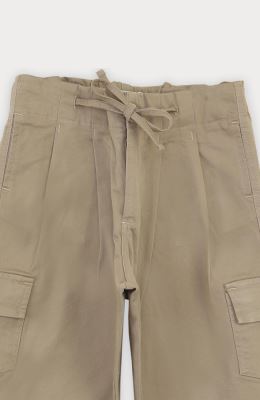 شلوار کتان پیلی دار