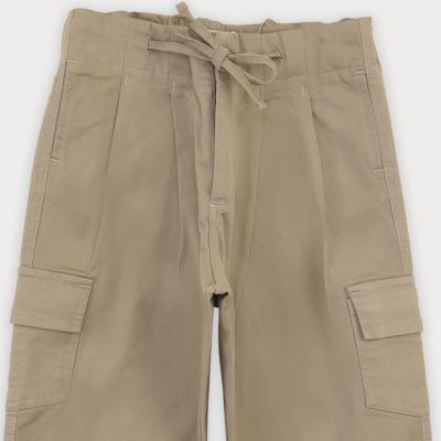 شلوار کتان پیلی دار