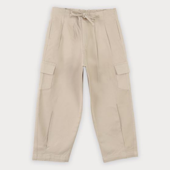 شلوار کتان پیلی دار