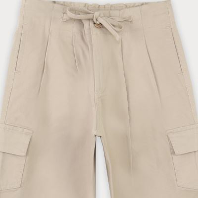 شلوار کتان پیلی دار