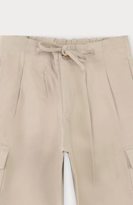 شلوار کتان پیلی دار