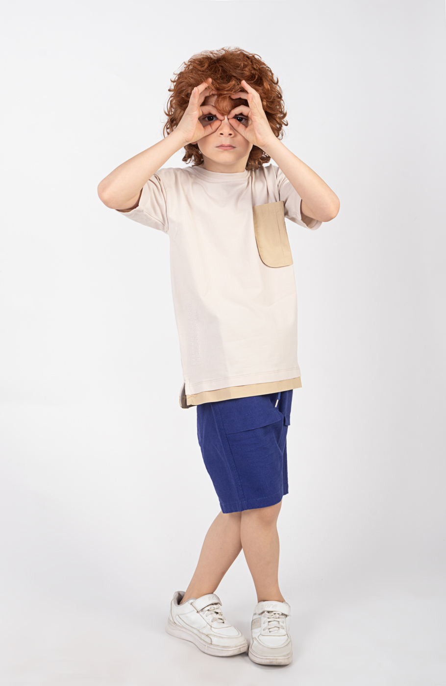 تیشرت یکرو لایکرا جیب دار