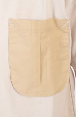 تیشرت یکرو لایکرا جیب دار