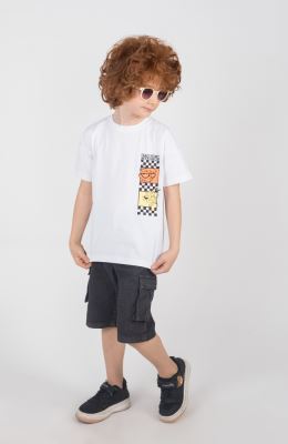 تیشرت یکرو لایکرا سرشانه برگشته