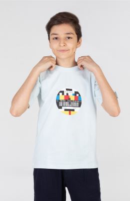 تیشرت یکرو لایکرا سرشانه برگشته