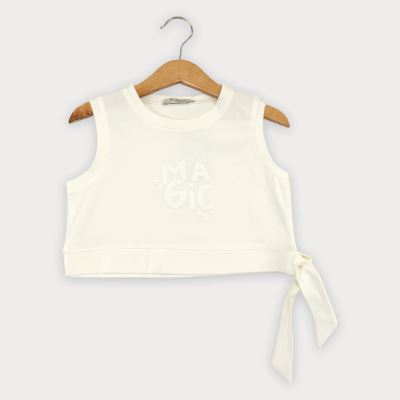 تاپ نیم تنه یکرو لایکرا دمپا گره ای