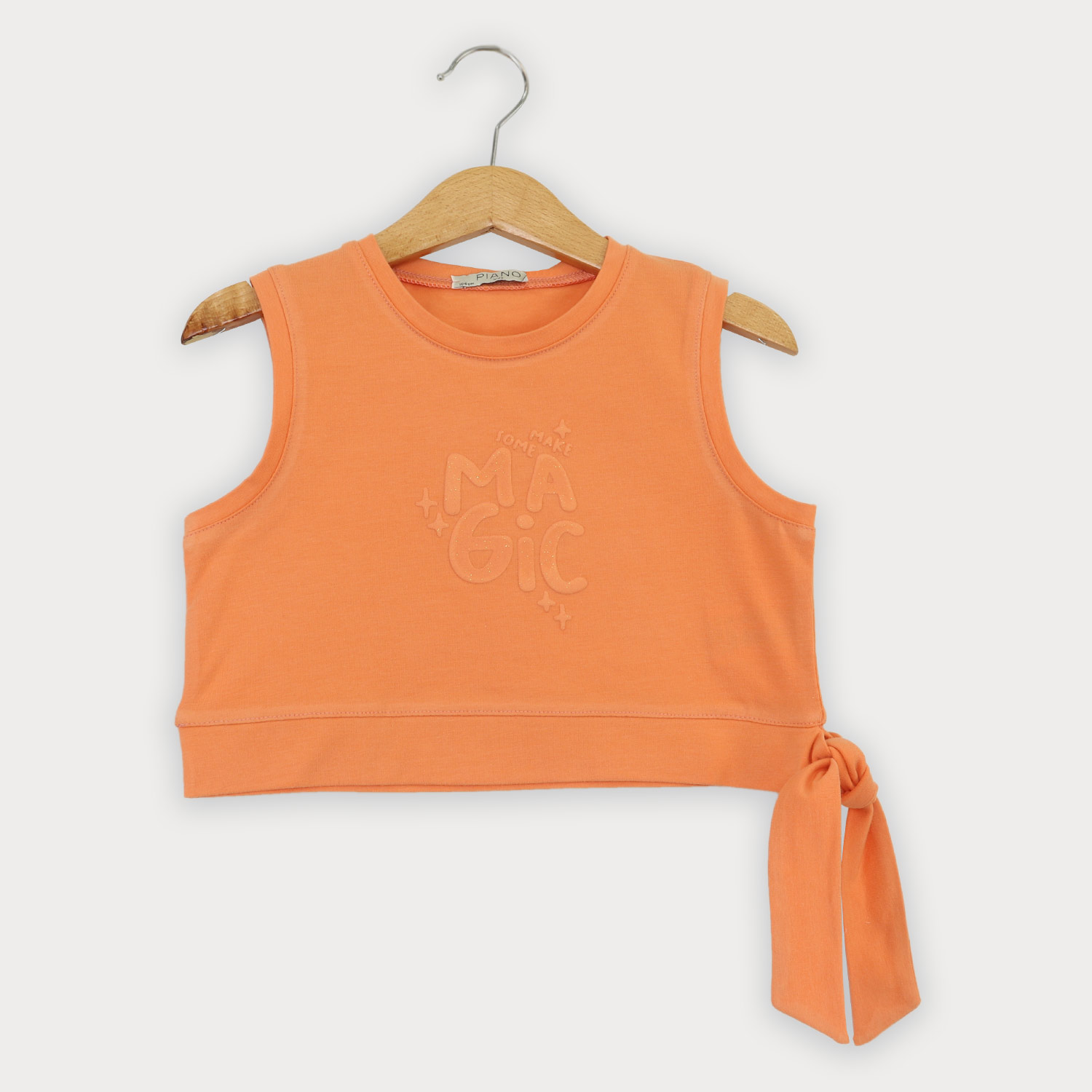 تاپ نیم تنه یکرو لایکرا دمپا گره ای