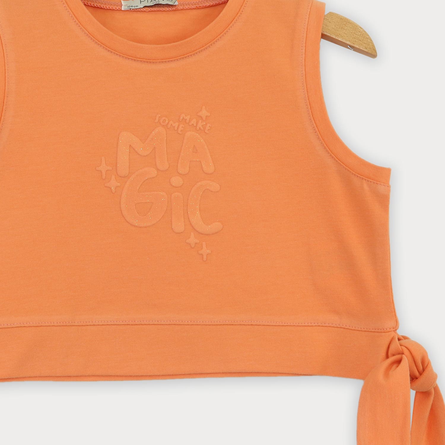 تاپ نیم تنه یکرو لایکرا دمپا گره ای