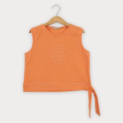 تاپ نیم تنه یکرو لایکرا دمپا گره ای