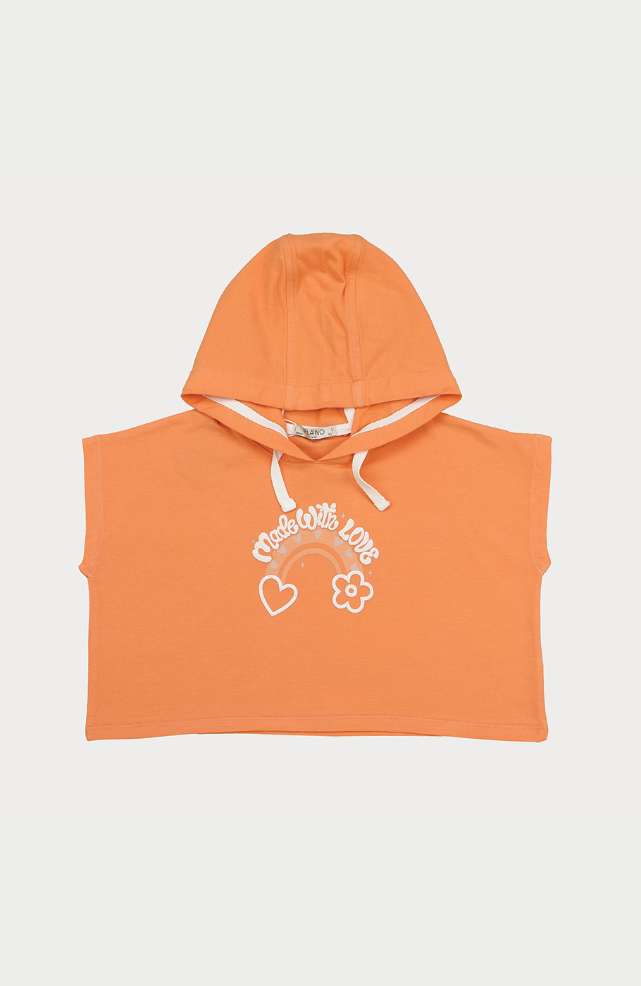 هودی یکرو لایکرا آستین کوتاه (ست با کد 10388)