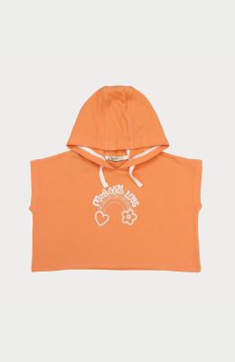 هودی یکرو لایکرا آستین کوتاه (ست با کد 10388)