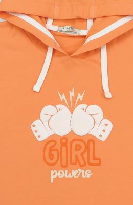 هودی یکرو لایکرا آستین کوتاه (ست با کد 10390)