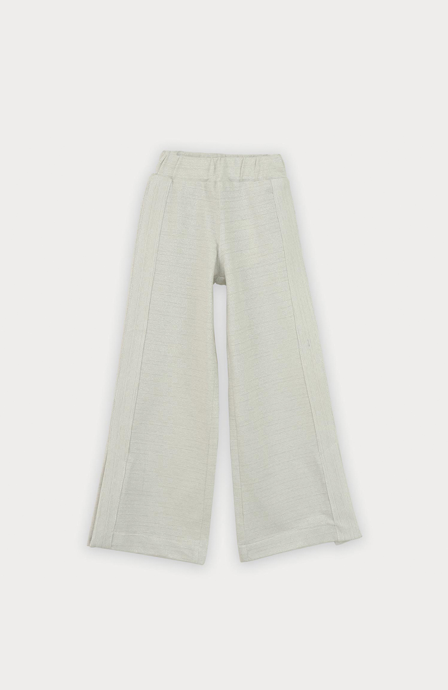 شلوار یکرو لایکرا لمه دار چاک دار (ست با کد 10391)