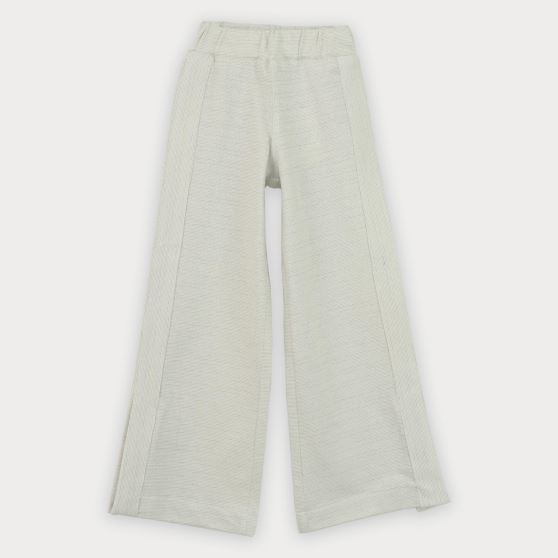 شلوار یکرو لایکرا لمه دار چاک دار (ست با کد 10393)