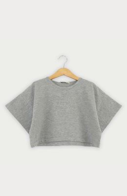 تیشرت یکرو لایکرا لمه دار والان دار (ست با  10392)