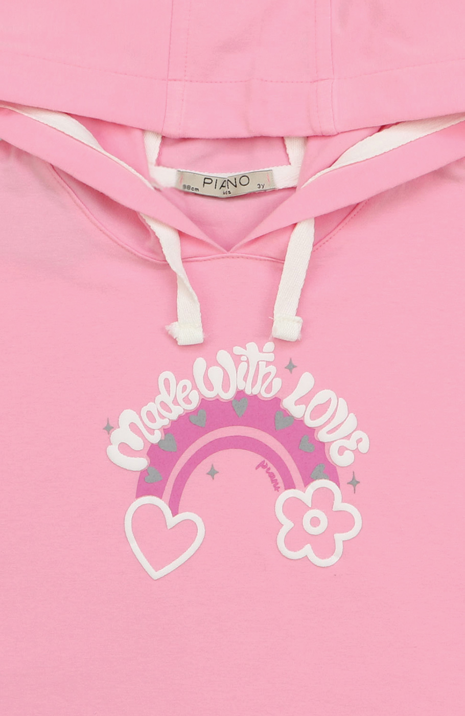 هودی یکرو لایکرا آستین کوتاه (ست با کد 10388)