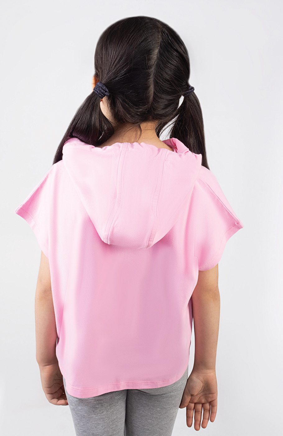 هودی یکرو لایکرا آستین کوتاه (ست با کد 10390)