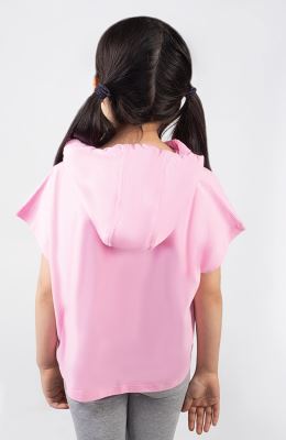 هودی یکرو لایکرا آستین کوتاه (ست با کد 10390)