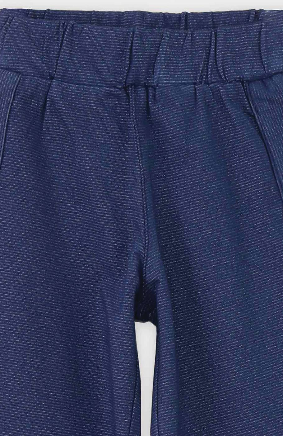 شلوار یکرو لایکرا لمه دار چاک دار (ست با کد 10391)